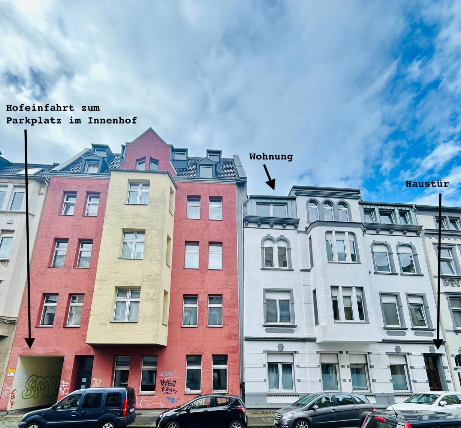 Feelslikehome - Urbane Altbauwohnung Mit Dachterasse& Parkplatz Apartment Bochum